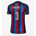 Cheap Barcelona Gerard Pique #3 Home Football Shirt Women 2022-23 Short Sleeve